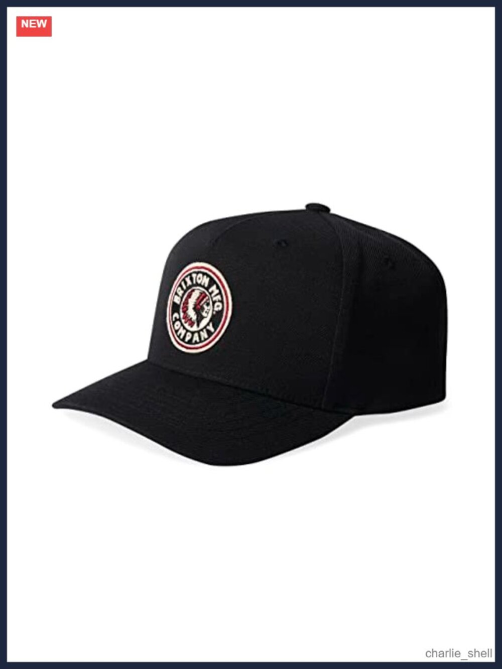 Brixton Rival C MP Snapback Hat Cotton-Polyester Adjustable Baseball Cap
